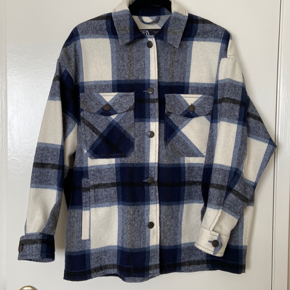 Zara Women’s Plaid Shacket